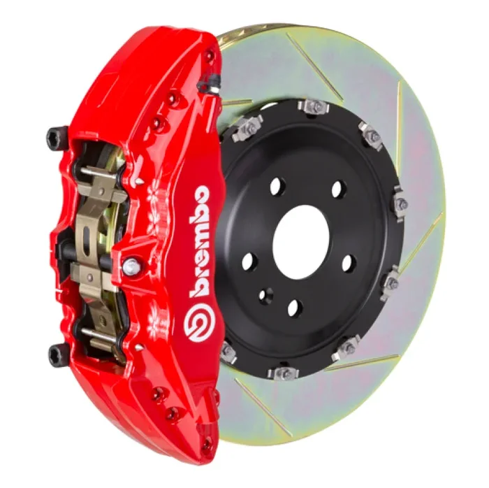 Brembo 05-08 LR3/05-13 Range Rover Sport Fr GT BBK 6Pist Cast 2pc 380×34 2pc Rotor Slot Type1-Red