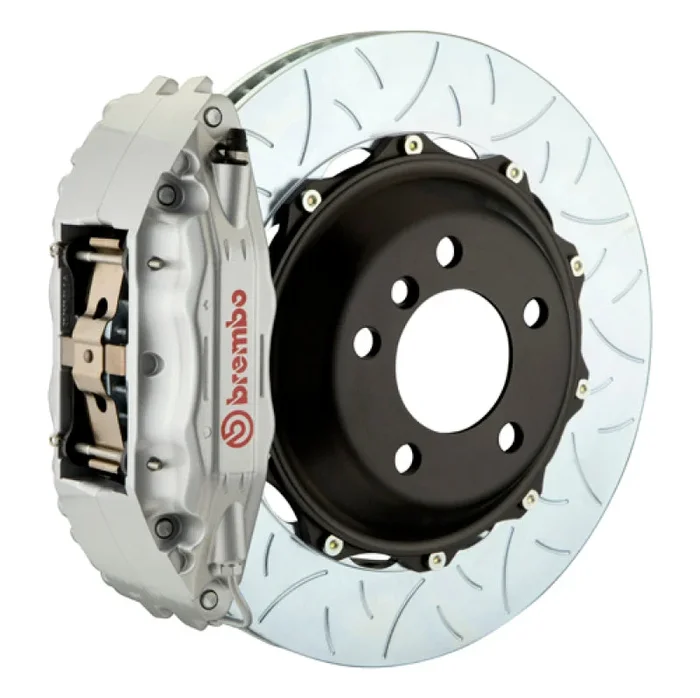 Brembo 05-11 997 C2S/997 C2 GTS Front GT BBK 6 Piston Cast 355×32 2pc Rotor Slotted Type3-Silver