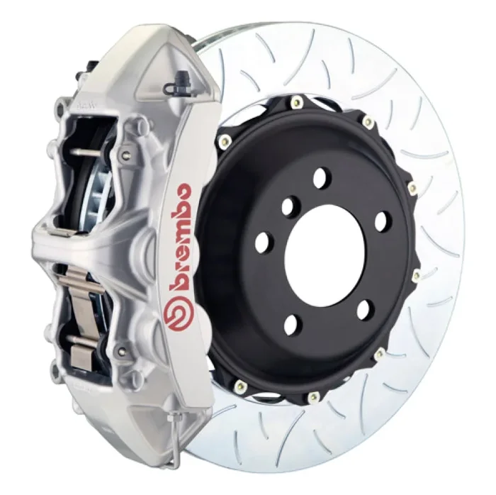 Brembo 05-13 Corvette Front GT BBK 6 Piston Cast 380×32 2pc Rotor Slotted Type3-Silver