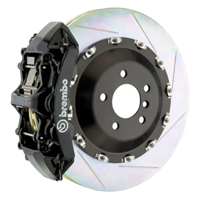 Brembo 05-13 Range Rover Sport Front GT BBK 6 Piston Cast 405×34 2pc Rotor Slotted Type1-Black