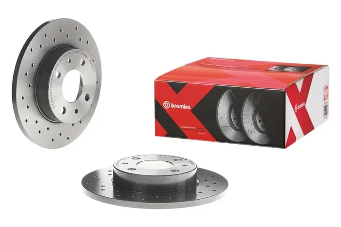 Brembo 09-11 BMW 335d/07-13 335i/11-13 335is Front Premium Xtra Cross Drilled UV Coated Rotor25.4 lb