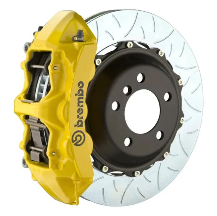Brembo 09-16 Z4 sDrive 28i/30i/35i Front GT BBK 6 Pist Cast 380×32 2pc Rotor Slotted Type3- Yellow