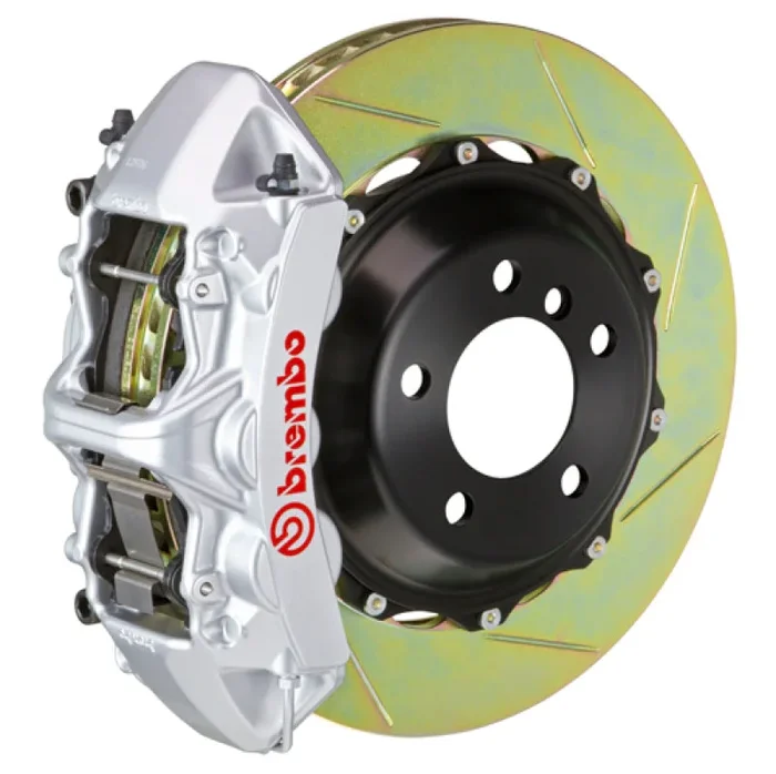 Brembo 13-17 Q5 3.0T/TDI/Hybrid Front GT BBK 6 Piston Cast 380×32 2pc Rotor Slotted Type1-Silver