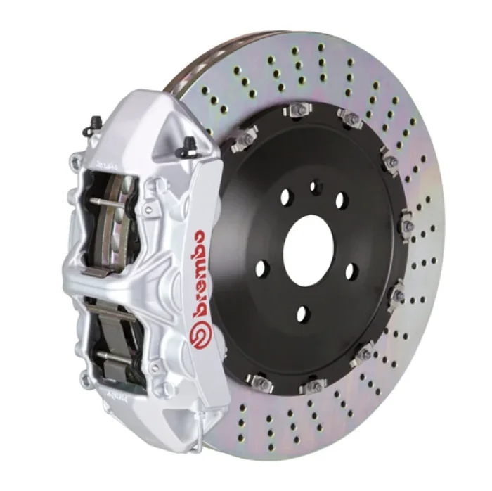 Brembo 15+ RC-F/16-20 GS-F Front GT BBK 6 Piston Cast 405×34 2pc Rotor Drilled-Silver