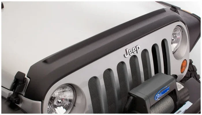 Bushwacker 07-18 Jeep Wrangler (JK) / (JK) Unlimited Trail Armor Hood Guard – Black