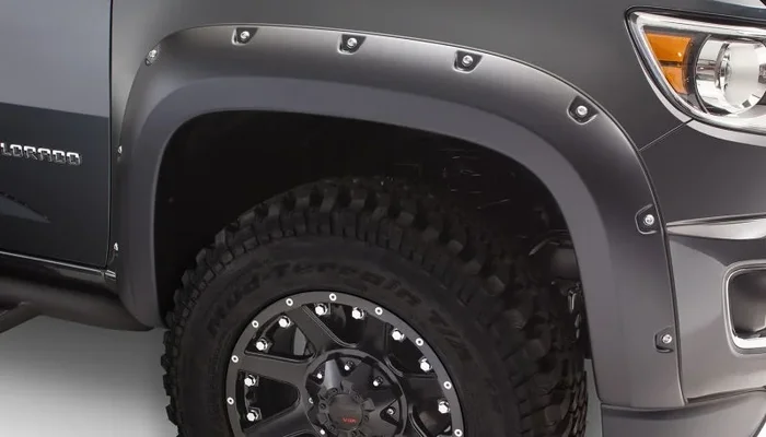 Bushwacker 15-18 GMC Canyon Pocket Style Flares 2pc – Black