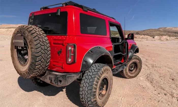 Bushwacker 21-22 Ford Bronco (2 Door) Pocket Style Fender Flares – 4pc Smooth