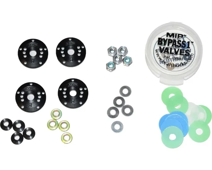 Bypass1? Tapered Hi-Flow Piston Kit 5-Hole x 1.3mm 1/8th Scale