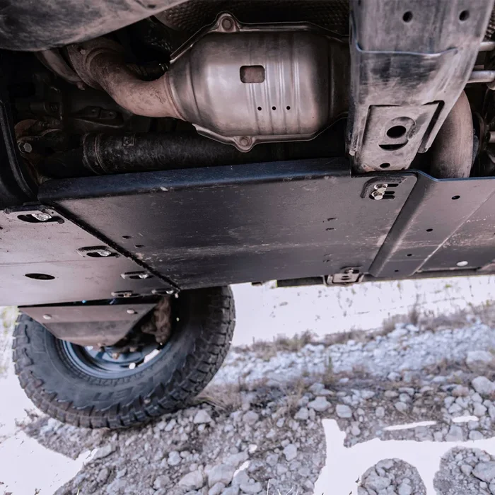 Cali Raised 14-24 4Runner Transmission Skid Plate – Steel / Raw