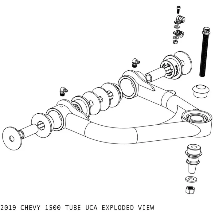 Camburg Chevy/GMC 1500 2WD/4WD 19-23 1.25in Performance Uniball Upper Arms23.6 lb