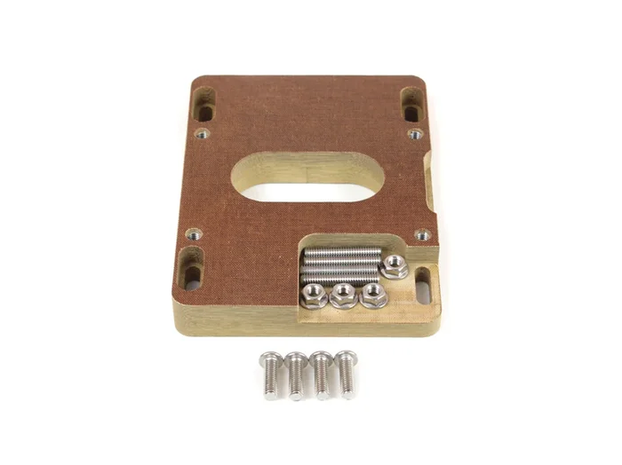 Canton Carb Adapter 4bbl to 2bb Holley 1in Phenolic