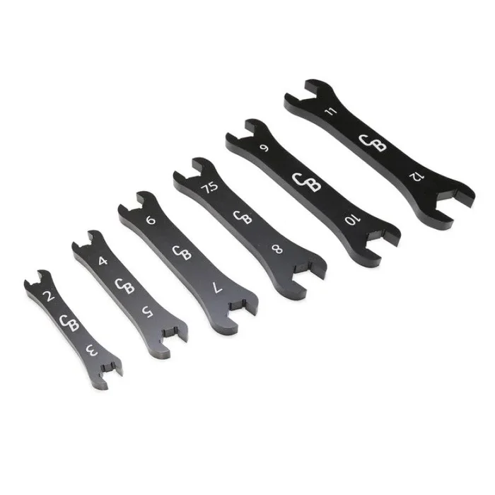 Chase Bays Billet Aluminum AN Wrench Set (12 Size Set)1.9 lb