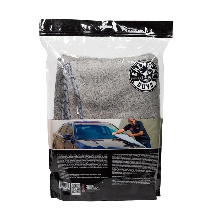 Chemical Guys Woolly Mammoth Microfiber Dryer Towel – 36in x 25in