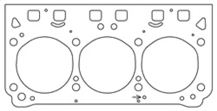 Cometic Buick 3800 Series II/III V6 .060in MLS Cylinder Head Gasket – 3.840in Bore – RHS