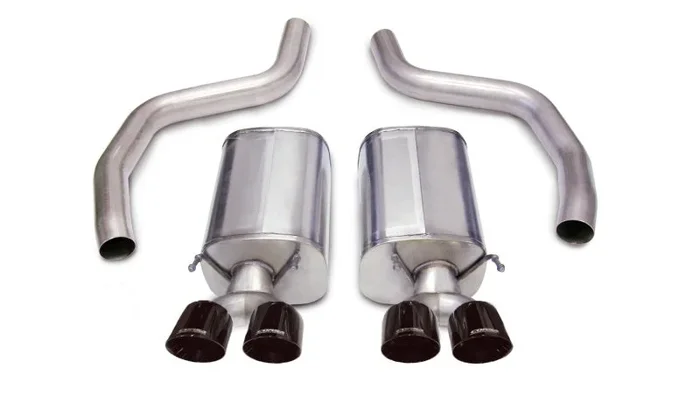 Corsa 2006-2013 Chevrolet Corvette C6 Z06 7.0L V8 Black Sport Axle-Back Exhaust49.4 lb