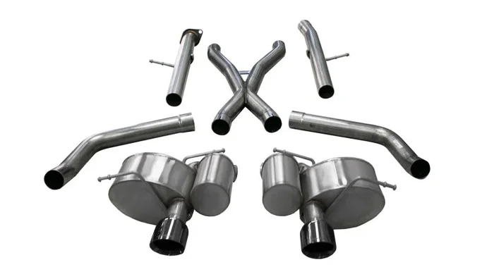 Corsa 2012-21 Jeep Grand Cherokee SRT 2.75in Dual Rear Xtreme Cat-Back Exhaust – Black PVD TipFinish