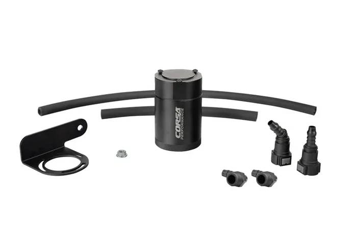 Corsa 2019-2025 Silverado/Sierra & 2021-2025 Tahoe/Suburban/Yukon/Denali Aluminum Oil Catch Can2.3 lb