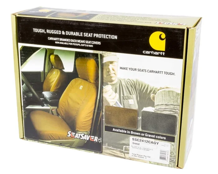 Covercraft Carhartt Seat Saver Gray Front 11-16 Ford F250
