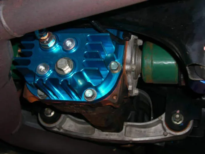Cusco Rear Differential Cover Blue Increased Capacity Subaru Impreza WRX STi (R180 End)3.3 lb