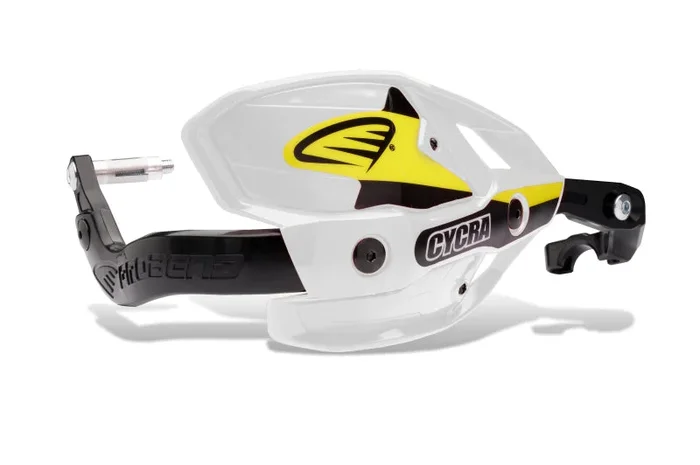 Cycra Probend Ultra w/HCM Clamp 1-1/8 in. – White3.5 lb