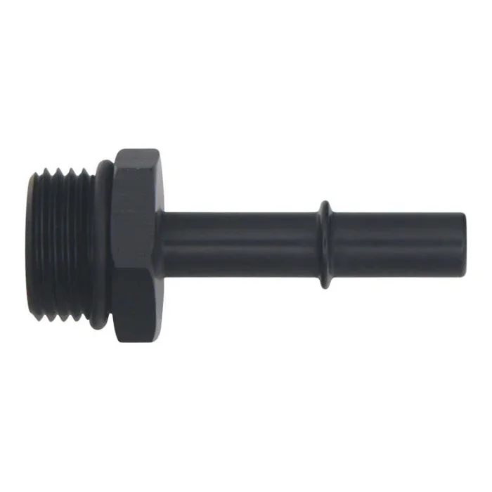 DeatschWerks 10AN ORB Male to 3/8in Male EFI Quick Connect Adapter – Anodized Matte Black