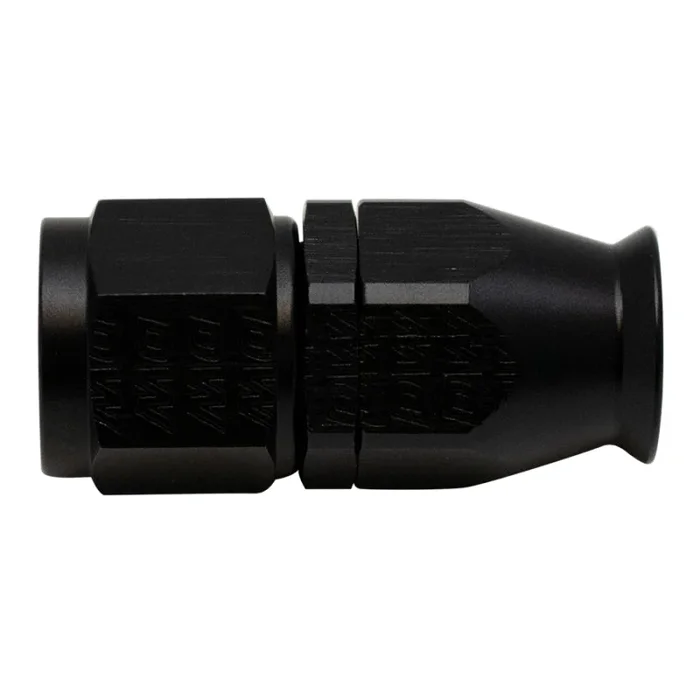 DeatschWerks 8AN Female Swivel Straight Hose End PTFE (Incl 1 Olive Insert) – Anodized Matte Black