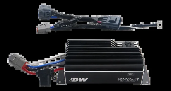 DeatschWerks VB40AX1 Voltage Booster with Plug-N-Play Harness for 10-25 Ford Mustang3.1 lb