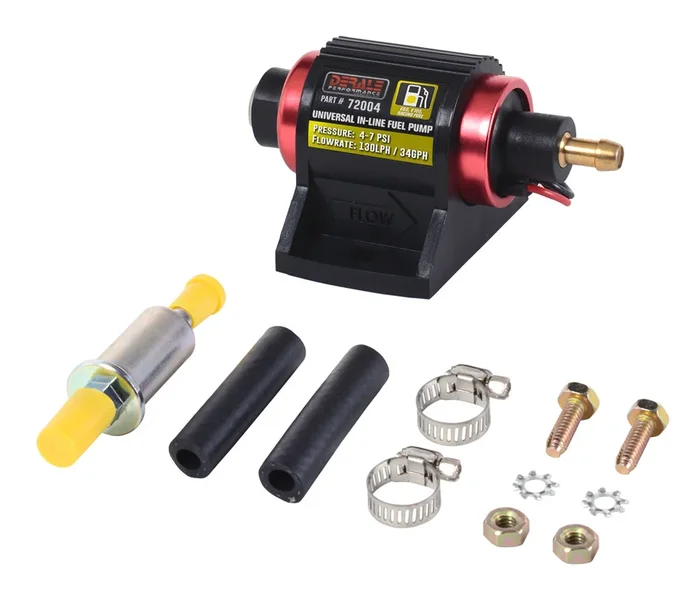 Derale In-Line Fuel Pump 130LPH E85 / Racing Fuel