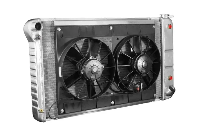 Dewitts Radiator Radiator w/Fans C-10 Trk 67-72 Auto Trans Raw