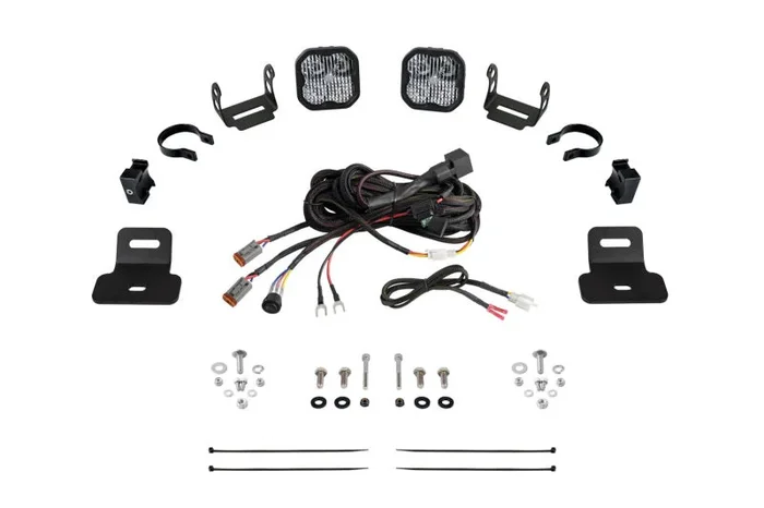 Diode Dynamics 17-24 Can-Am Maverick X3 SS3 Stage Series Ditch Light Kit – Pro White Combo
