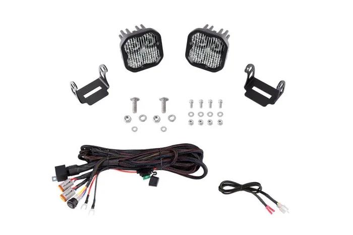 Diode Dynamics 2021 Ford Bronco Sport SS3 LED Ditch Light Kit – White Combo