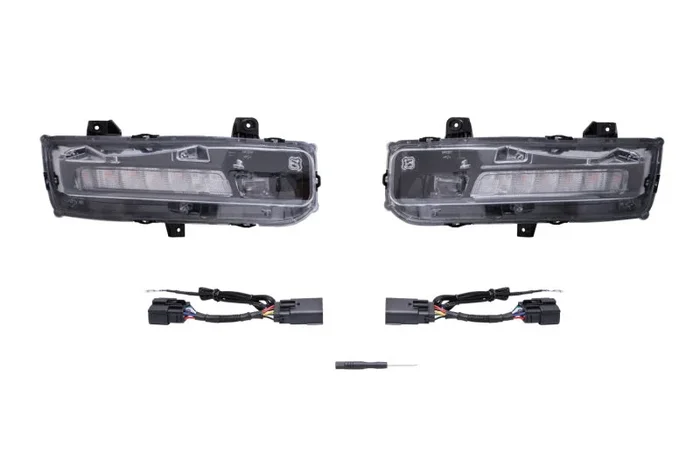 Diode Dynamics Elite Series Combination Fog Lamp for 18-21 Ford Mustang – Cool – White (Pair)