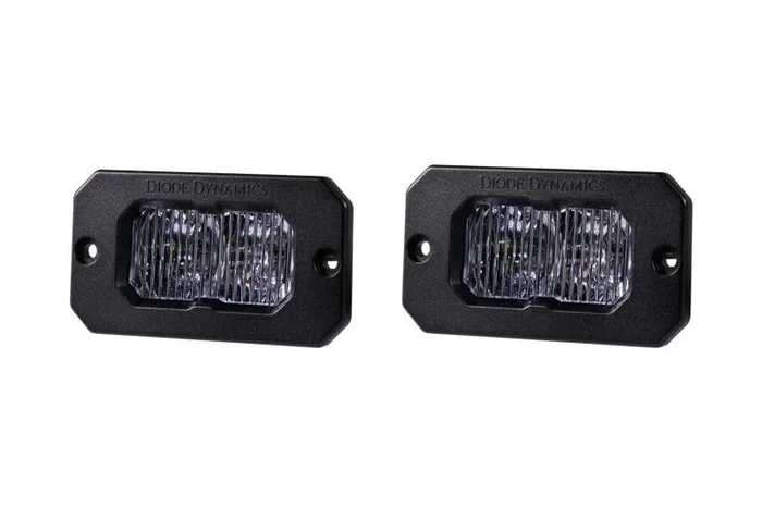 Diode Dynamics Stage Series 2 In LED Pod Sport – White Fog Flush ABL (Pair)