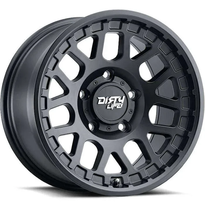 Dirty Life 9306 Mesa 17×9 / 5×127 BP / -12mm Offset / 78.1mm Hub Matte Black Wheel