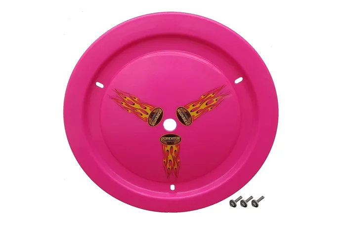 Dominator Race Products Wheel Cover Bolt-On Pink