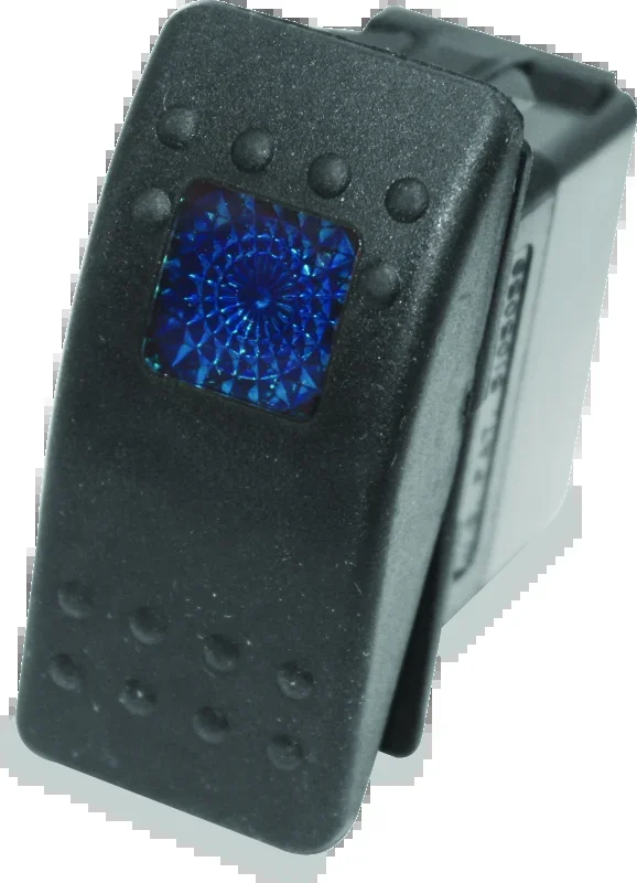 DragonFire Racing Lighted Switch On/Off Rocker Switch Blue Lite0.09 lb