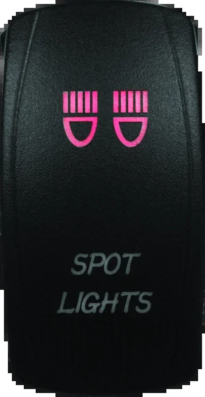 DragonFire Racing Lighted Switch Spot Light On/Off Red