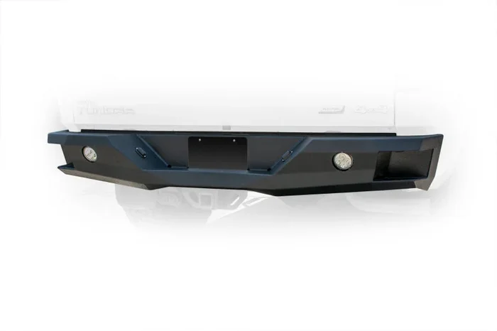 DV8 Offroad 07-13 Toyota Tundra Rear Bumper Winch Ready – Black Powdercoat