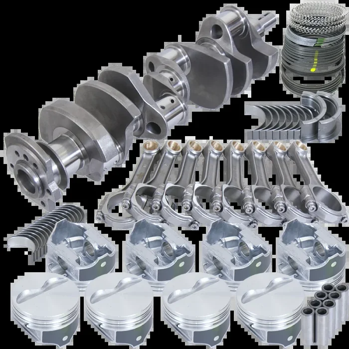 Eagle Chevy 350 2Pc 3.750in Crank 5.700in I-Beam Rod -5cc Flat Top 4.030in Pistons Balanced Assembly88.4 lb