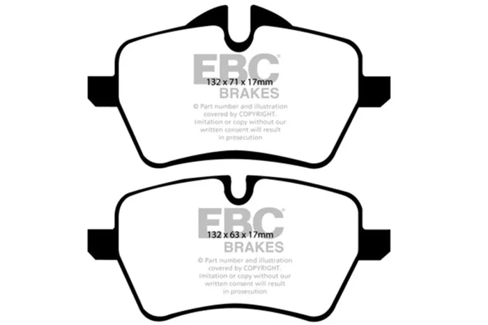 EBC 2007-2014 Mini Cooper S Hardtop (R56) 1.6L Turbo Bluestuff Front Brake Pads3.7 lb