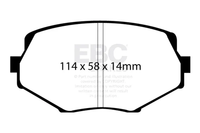 EBC 94-01 Mazda Miata MX-5 Bluestuff Front Brake Pads2.5 lb