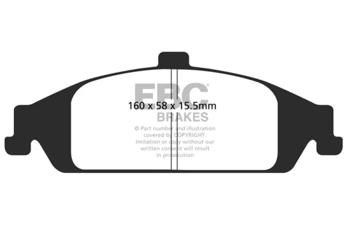 EBC 98-01 Chevrolet Malibu 2.4 Redstuff Front Brake Pads