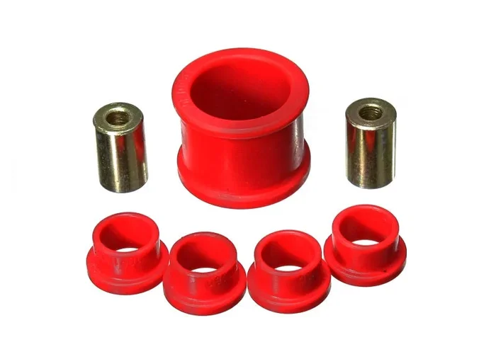 Energy Suspension 06-11 Honda Civic Si Red Power Steering Rack Bushing Set0.7 lb