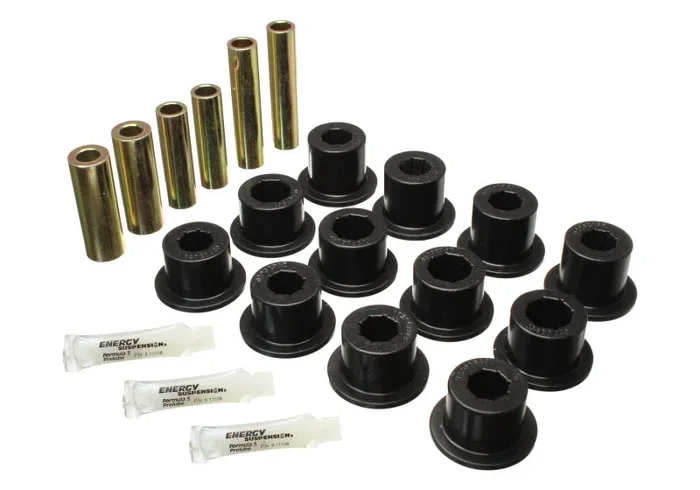 Energy Suspension 07-21 Toyota Tundra Leaf Spring Bushing Set – Black3.5 lb