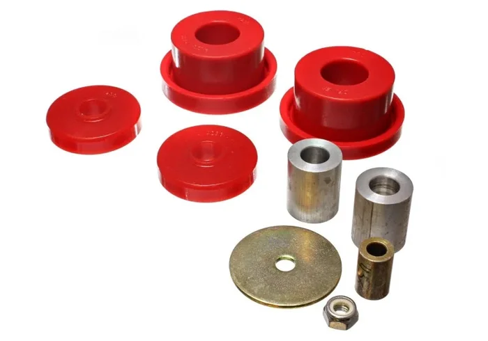 Energy Suspension 08-10 Chrysler Challenger/07-10 Charger RWD Red Rear Diff Mount Bushing Set1.9 lb