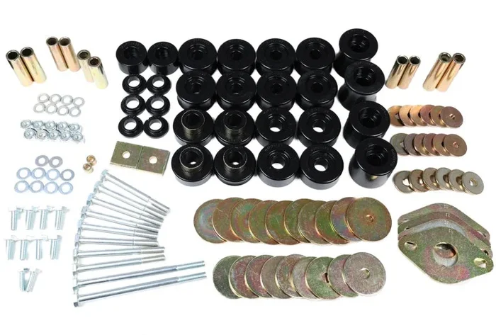Energy Suspension 91-97 Toyota Land Cruiser FJ80 Body Mount Set w/ Hardware – Black