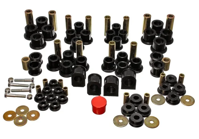 Energy Suspension 99-04 Ford F-250 4WD Superduty Black Hyper-flex Master Bushing Set16.4 lb
