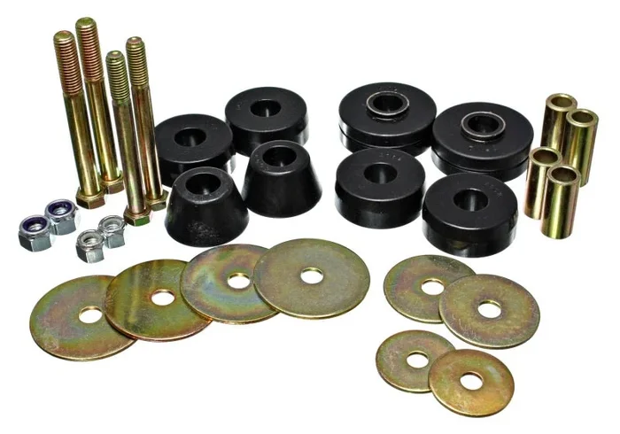 Energy Suspension Chevy Pickup Body Mounts – Black