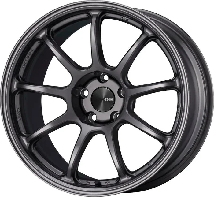 Enkei PF09 16×7 4×100 45mm Offset 67mm Bore Dark Silver Wheel