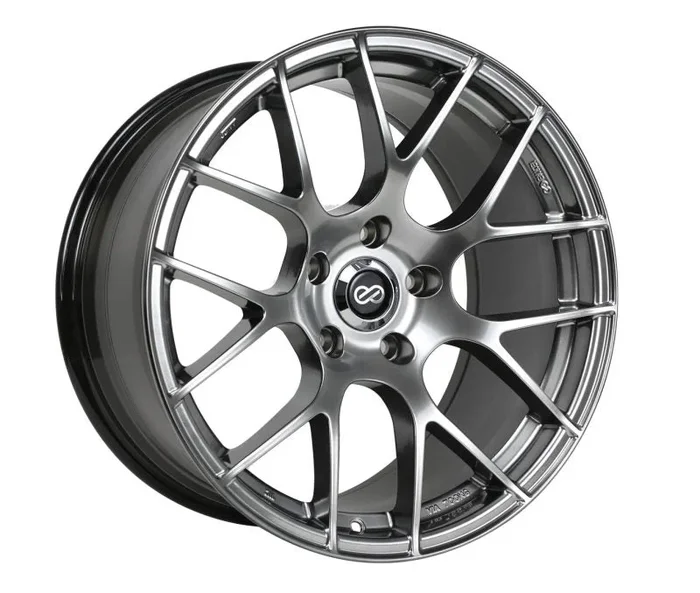 Enkei Raijin 18×8 40mm Offset 5×114.3 Bolt Pattern 72.6 Bore Dia Hyper Silver Wheel